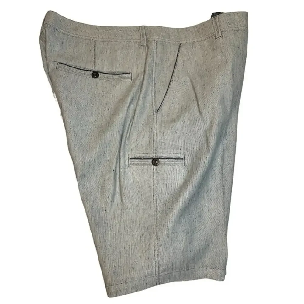 Carbon2Cobalt Mens Linen-Blend Shorts - Size‎ 40 - Casual Summer Wear